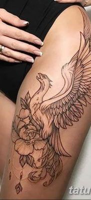 Фото тату феникс для девушек 18.07.2019 №058 — tattoo phoenix for girls — tatufoto.com