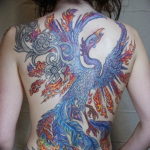 Фото тату феникс для девушек 18.07.2019 №060 - tattoo phoenix for girls - tatufoto.com