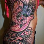 Фото цветное тату феникс 16.07.2019 №017 - color phoenix tattoo - tatufoto.com