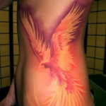 Фото цветное тату феникс 16.07.2019 №020 - color phoenix tattoo - tatufoto.com