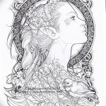 эскиз тату эльф 16.07.2019 №036 - sketch tattoo elf - tatufoto.com