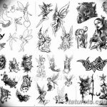 эскиз тату эльф 16.07.2019 №048 - sketch tattoo elf - tatufoto.com