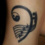 Фото басовый ключ тату 21.08.2019 №049 - bass clef tattoo - tatufoto.com