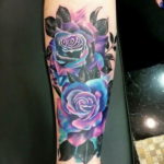 Фото красивые розы тату 12.08.2019 №005 - beautiful roses tattoo - tatufoto.com