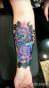 Фото красивые розы тату 12.08.2019 №005 - beautiful roses tattoo - tatufoto.com