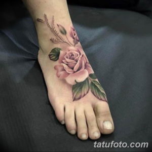 Фото красивые розы тату 12.08.2019 №008 - beautiful roses tattoo - tatufoto.com