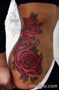 Фото красивые розы тату 12.08.2019 №010 - beautiful roses tattoo - tatufoto.com