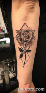 Фото красивые розы тату 12.08.2019 №012 - beautiful roses tattoo - tatufoto.com