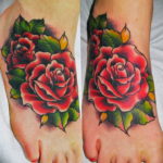 Фото красивые розы тату 12.08.2019 №014 - beautiful roses tattoo - tatufoto.com