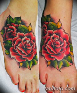 Фото красивые розы тату 12.08.2019 №014 - beautiful roses tattoo - tatufoto.com