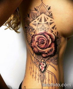 Фото красивые розы тату 12.08.2019 №017 - beautiful roses tattoo - tatufoto.com
