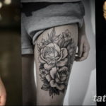 Фото красивые розы тату 12.08.2019 №019 - beautiful roses tattoo - tatufoto.com
