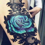 Фото красивые розы тату 12.08.2019 №020 - beautiful roses tattoo - tatufoto.com