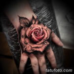 Фото красивые розы тату 12.08.2019 №027 - beautiful roses tattoo - tatufoto.com