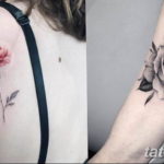 Фото красивые розы тату 12.08.2019 №031 - beautiful roses tattoo - tatufoto.com