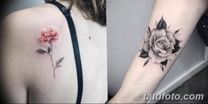 Фото красивые розы тату 12.08.2019 №031 - beautiful roses tattoo - tatufoto.com