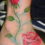 Фото красивые розы тату 12.08.2019 №037 - beautiful roses tattoo - tatufoto.com