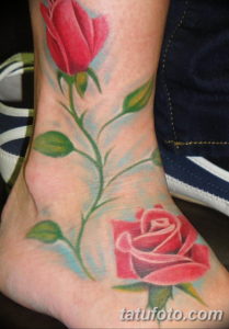 Фото красивые розы тату 12.08.2019 №037 - beautiful roses tattoo - tatufoto.com