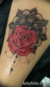 Фото красивые розы тату 12.08.2019 №041 - beautiful roses tattoo - tatufoto.com