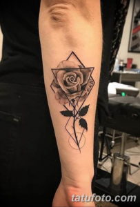 Фото красивые розы тату 12.08.2019 №046 - beautiful roses tattoo - tatufoto.com