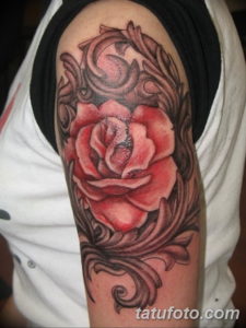 Фото красивые розы тату 12.08.2019 №048 - beautiful roses tattoo - tatufoto.com