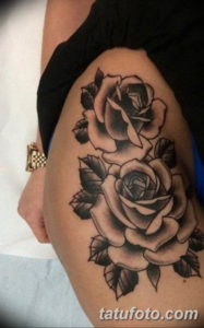 Фото красивые розы тату 12.08.2019 №053 - beautiful roses tattoo - tatufoto.com