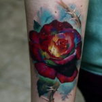 Фото красивые розы тату 12.08.2019 №064 - beautiful roses tattoo - tatufoto.com