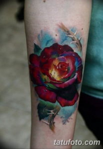Фото красивые розы тату 12.08.2019 №064 - beautiful roses tattoo - tatufoto.com