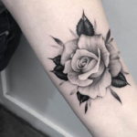 Фото красивые розы тату 12.08.2019 №066 - beautiful roses tattoo - tatufoto.com