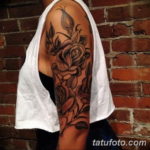 Фото красивые розы тату 12.08.2019 №067 - beautiful roses tattoo - tatufoto.com