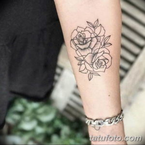 Фото красивые розы тату 12.08.2019 №071 - beautiful roses tattoo - tatufoto.com