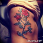 Фото красивые розы тату 12.08.2019 №075 - beautiful roses tattoo - tatufoto.com
