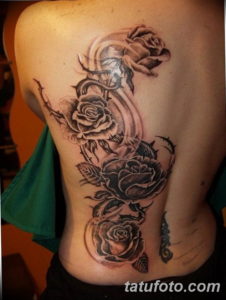 Фото красивые розы тату 12.08.2019 №076 - beautiful roses tattoo - tatufoto.com