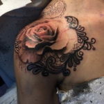 Фото красивые розы тату 12.08.2019 №078 - beautiful roses tattoo - tatufoto.com