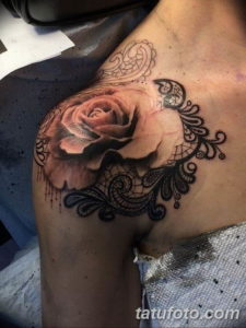 Фото красивые розы тату 12.08.2019 №078 - beautiful roses tattoo - tatufoto.com