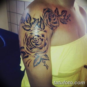 Фото красивые розы тату 12.08.2019 №088 - beautiful roses tattoo - tatufoto.com