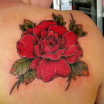Фото красивые розы тату 12.08.2019 №089 - beautiful roses tattoo - tatufoto.com