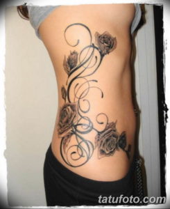 Фото красивые розы тату 12.08.2019 №097 - beautiful roses tattoo - tatufoto.com
