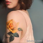 Фото красивые розы тату 12.08.2019 №100 - beautiful roses tattoo - tatufoto.com