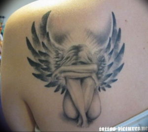 Фото красивые тату ангелов 12.08.2019 №005 - beautiful angels tattoos - tatufoto.com