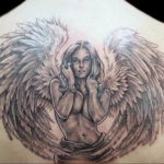 Фото красивые тату ангелов 12.08.2019 №010 - beautiful angels tattoos - tatufoto.com