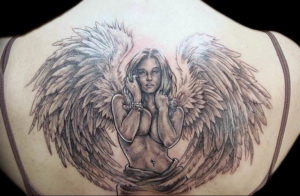 Фото красивые тату ангелов 12.08.2019 №010 - beautiful angels tattoos - tatufoto.com