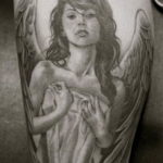 Фото красивые тату ангелов 12.08.2019 №013 - beautiful angels tattoos - tatufoto.com