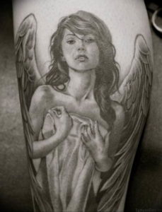 Фото красивые тату ангелов 12.08.2019 №013 - beautiful angels tattoos - tatufoto.com