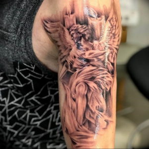 Фото красивые тату ангелов 12.08.2019 №021 - beautiful angels tattoos - tatufoto.com
