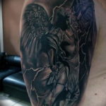 Фото красивые тату ангелов 12.08.2019 №028 - beautiful angels tattoos - tatufoto.com