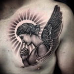 Фото красивые тату ангелов 12.08.2019 №035 - beautiful angels tattoos - tatufoto.com