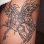 Фото красивые тату ангелов 12.08.2019 №038 - beautiful angels tattoos - tatufoto.com