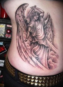 Фото красивые тату ангелов 12.08.2019 №043 - beautiful angels tattoos - tatufoto.com