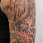 Фото красивые тату ангелов 12.08.2019 №044 - beautiful angels tattoos - tatufoto.com